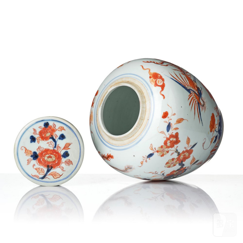 An imari jar with cover, - 图5